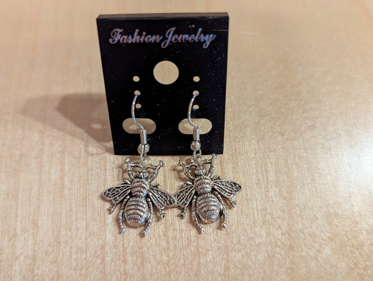 Hand made dangle earrings with hooks. Cute bee earrings, simply the best!