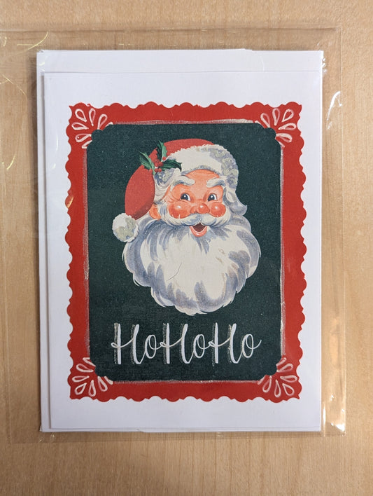 Greeting Card: Jolly Santa