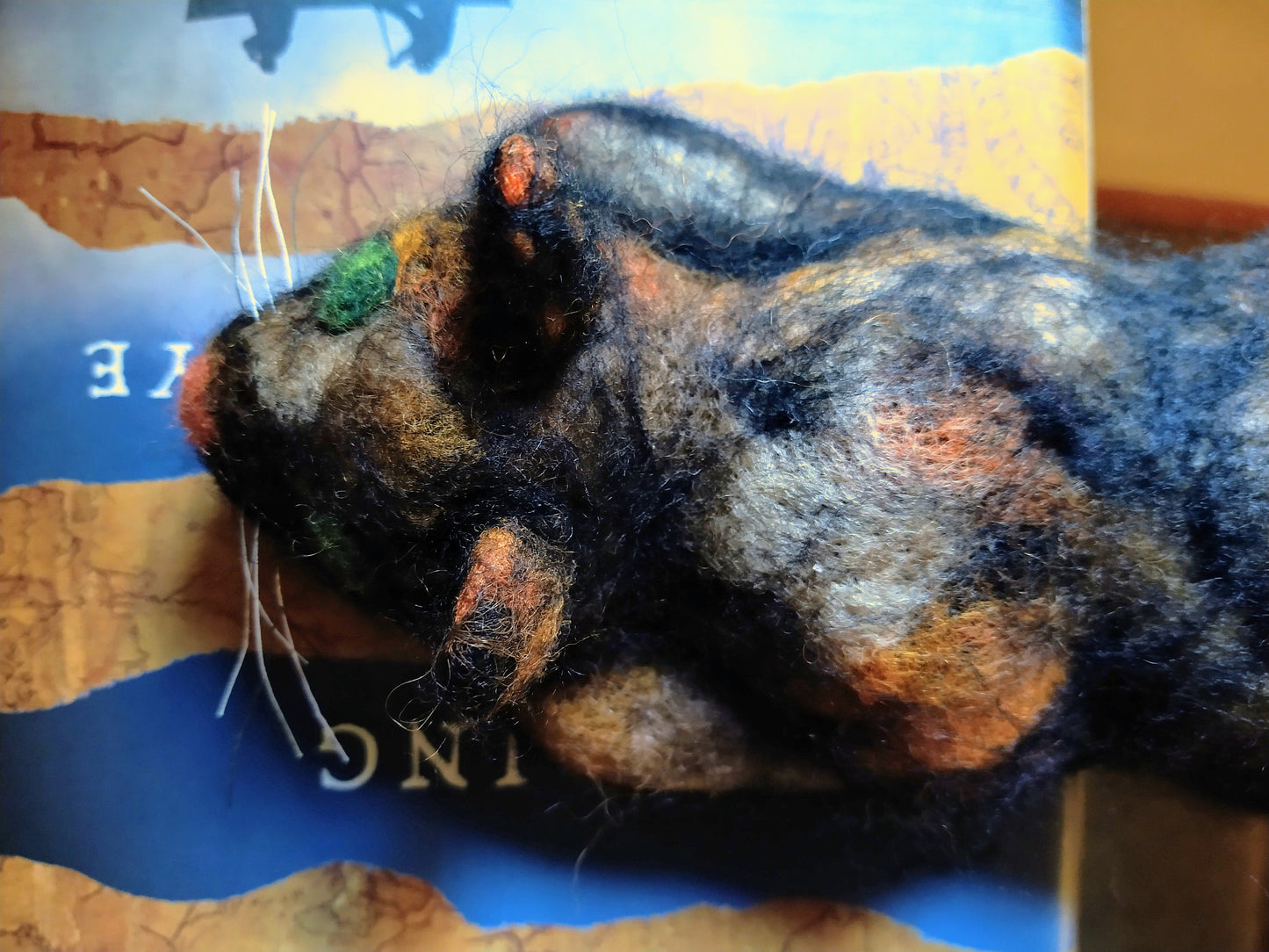 Margot Felted Cat