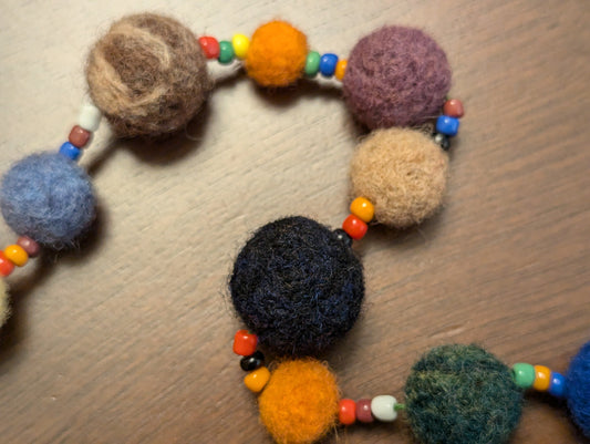 Woolen Beads Garland