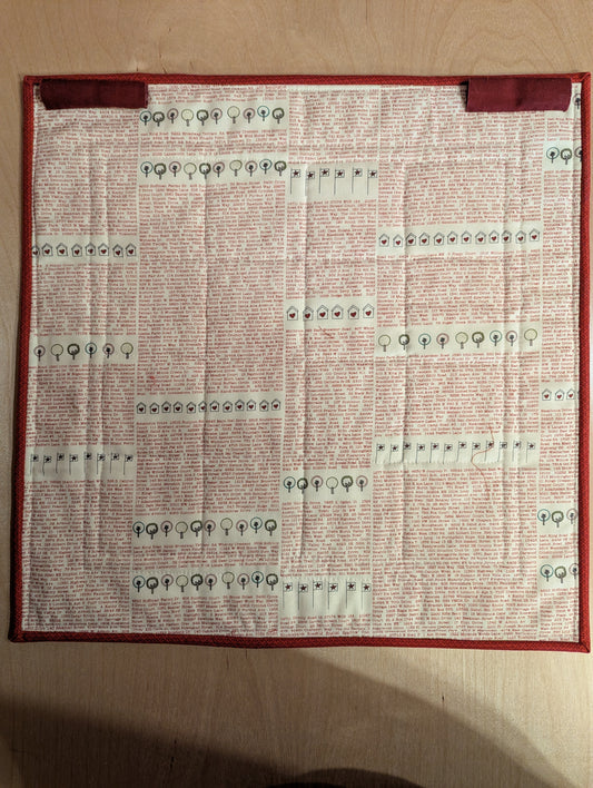 Quilted Wall Hanging: Garden Patch