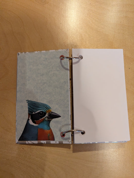 Notepad: Silver Winter Scene