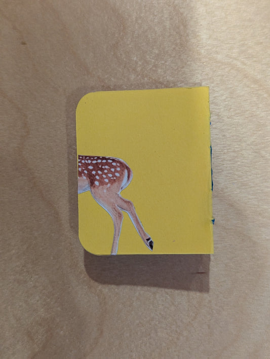 Journal: Mini book, Yellow deer