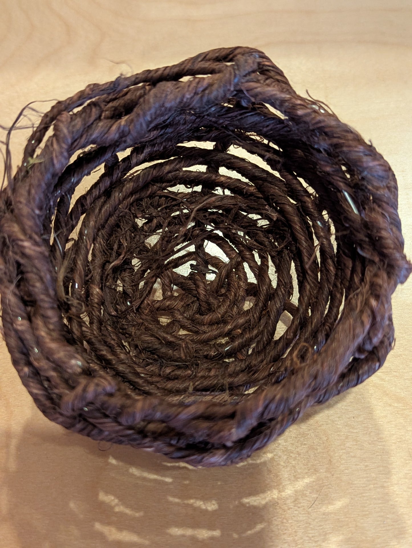 Sculpture: Nest, brown sisal