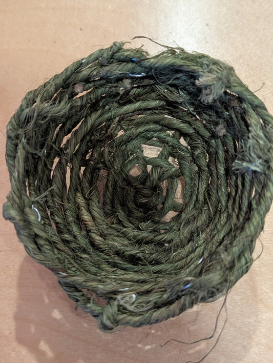 Sculpture: Nest, Green sisal