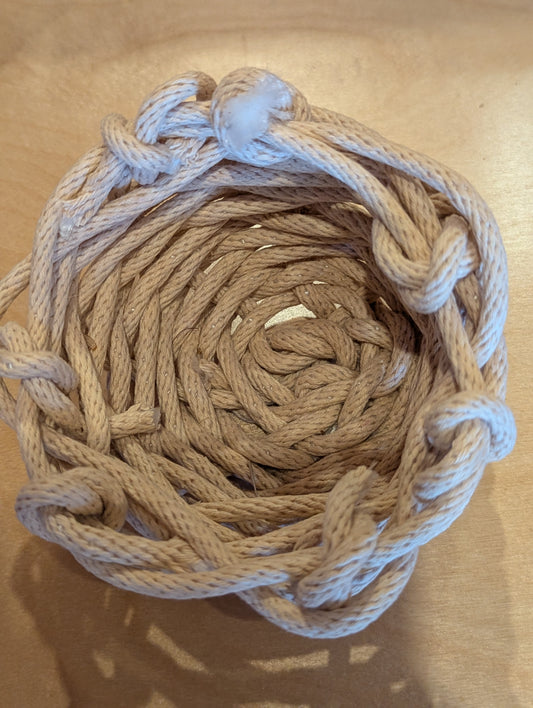 Sculpture: Nest, natural cord