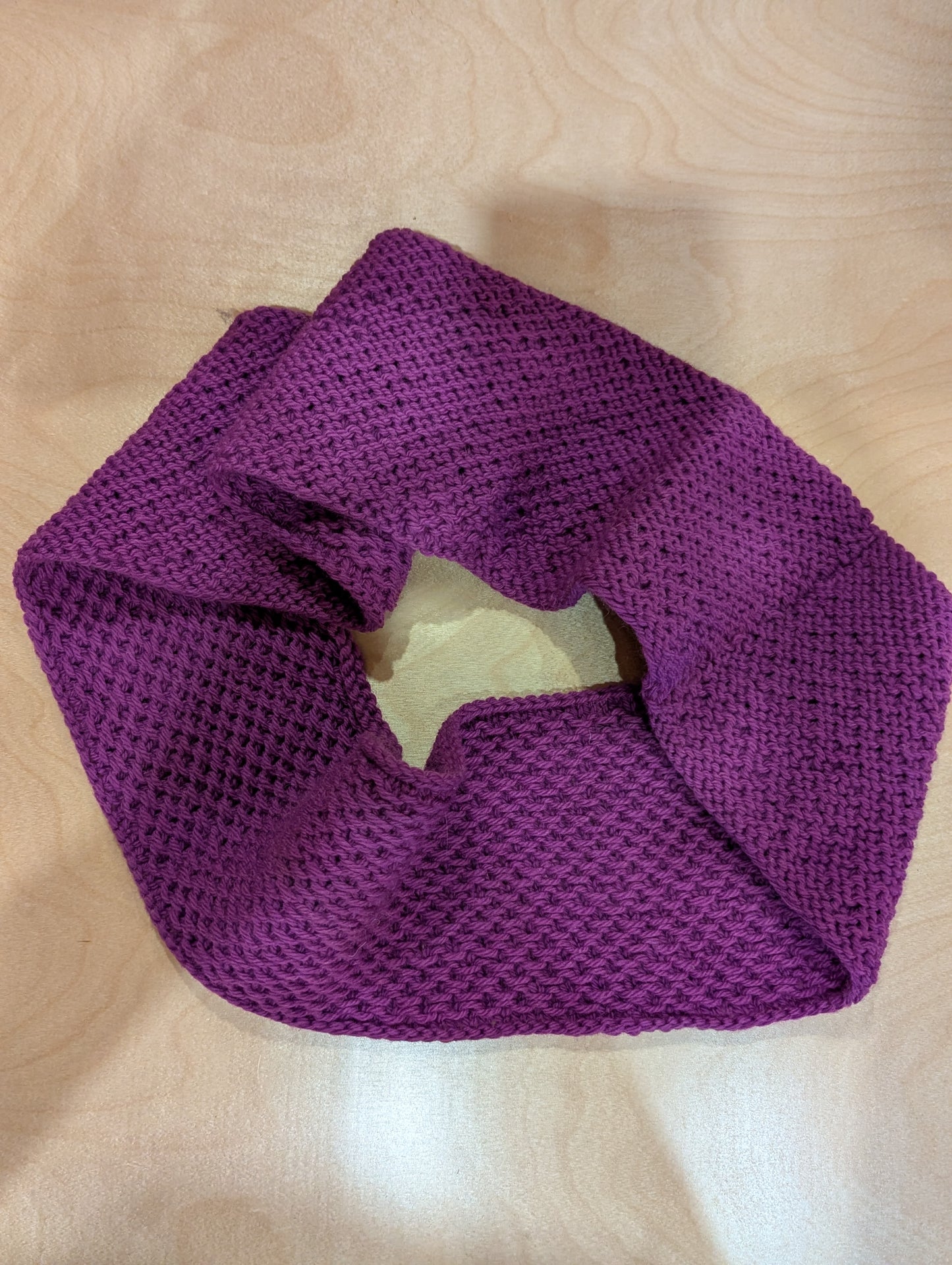 Violet neckwarmer