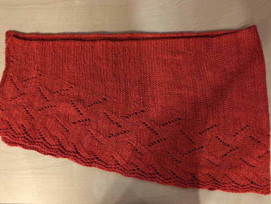 Stole: Scarlet lace