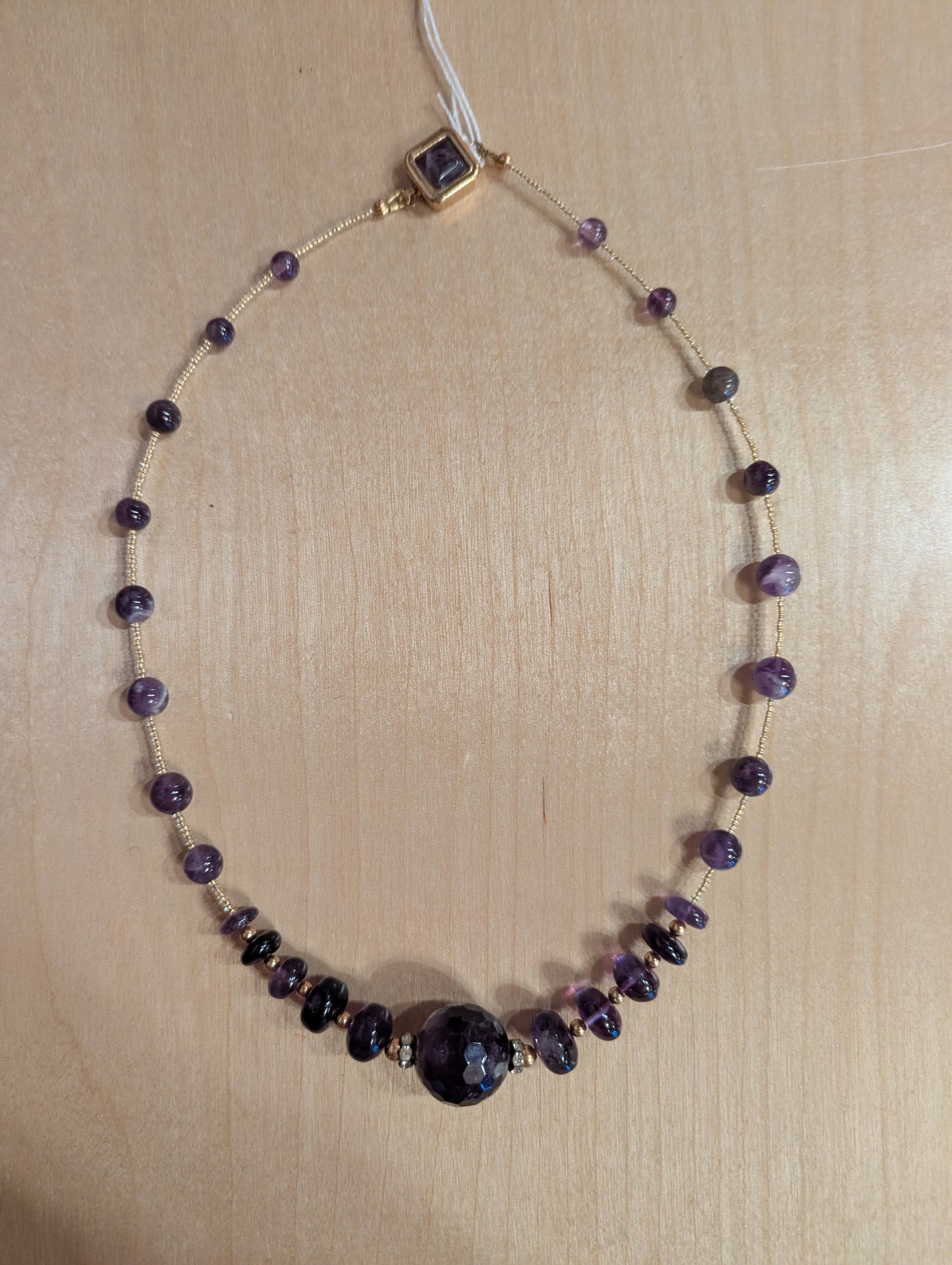Necklace: Amethyst Elegance
