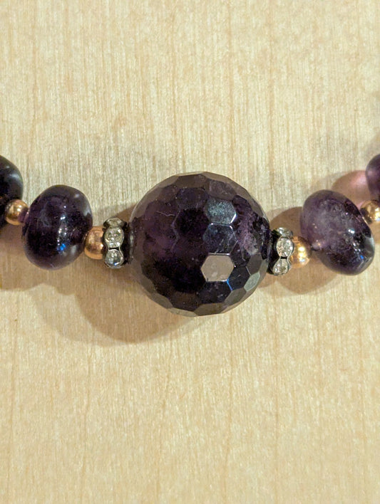 Necklace: Amethyst Elegance