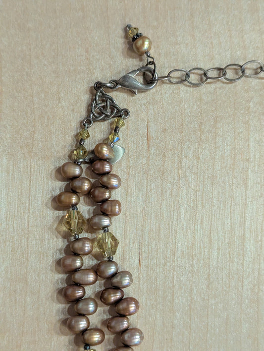 Necklace: Golden Antique Dreams