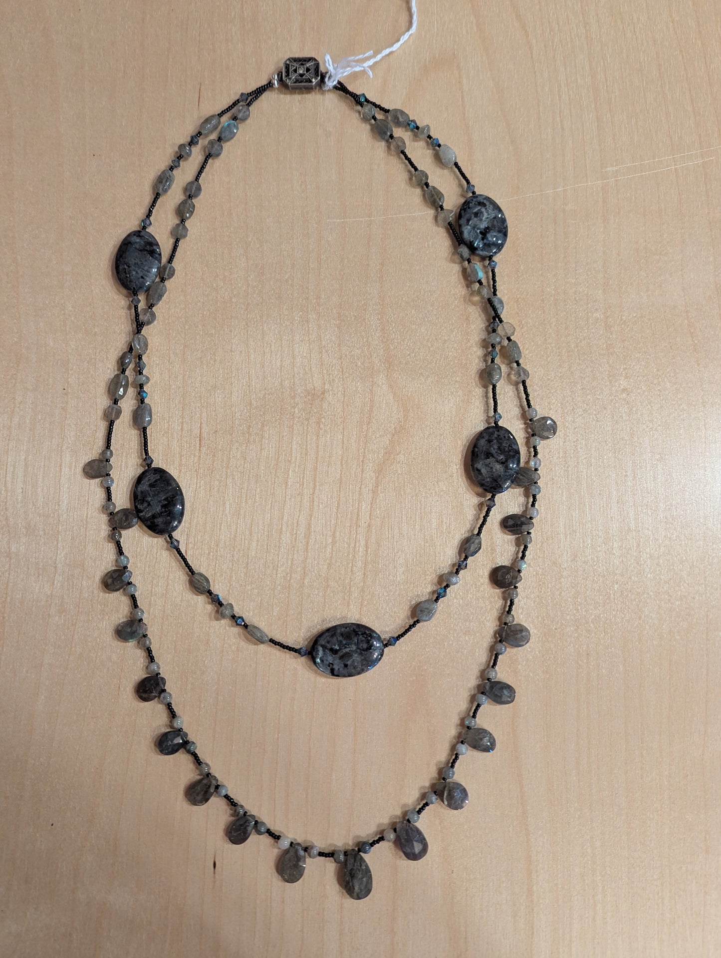 Necklace: Labradorite and Crystal set
