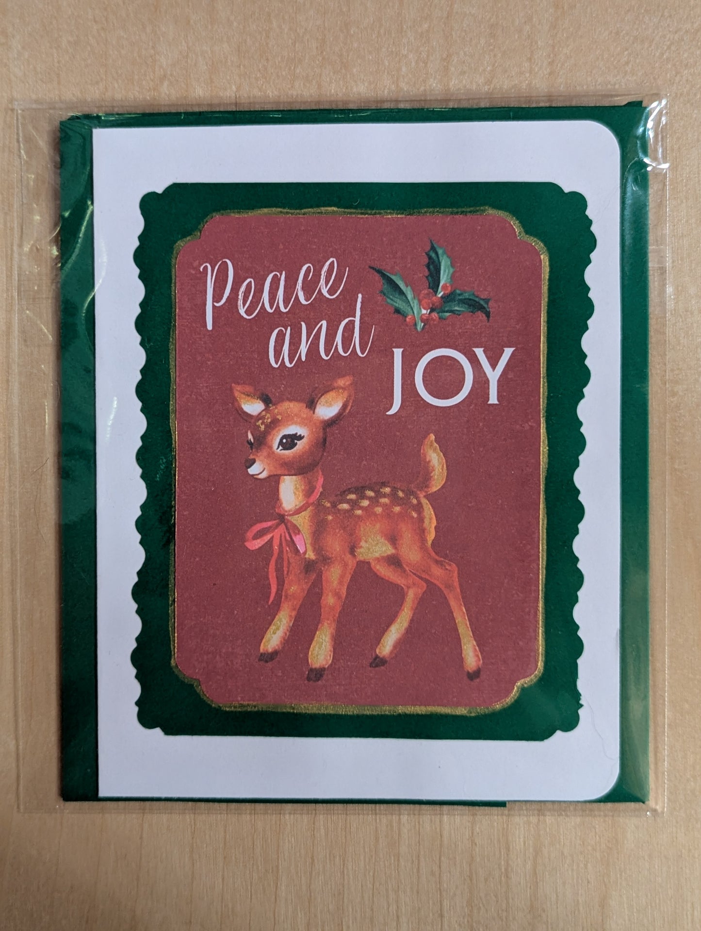Greeting Card: Peace and Joy