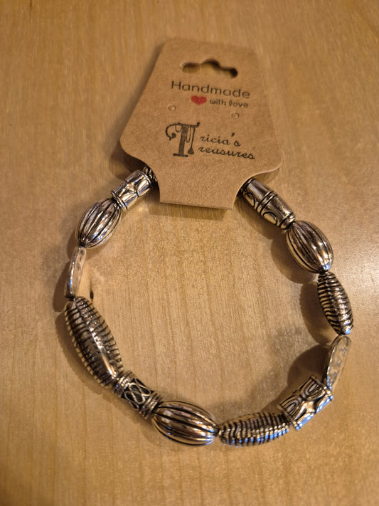 Bracelet: Sterling silver beads