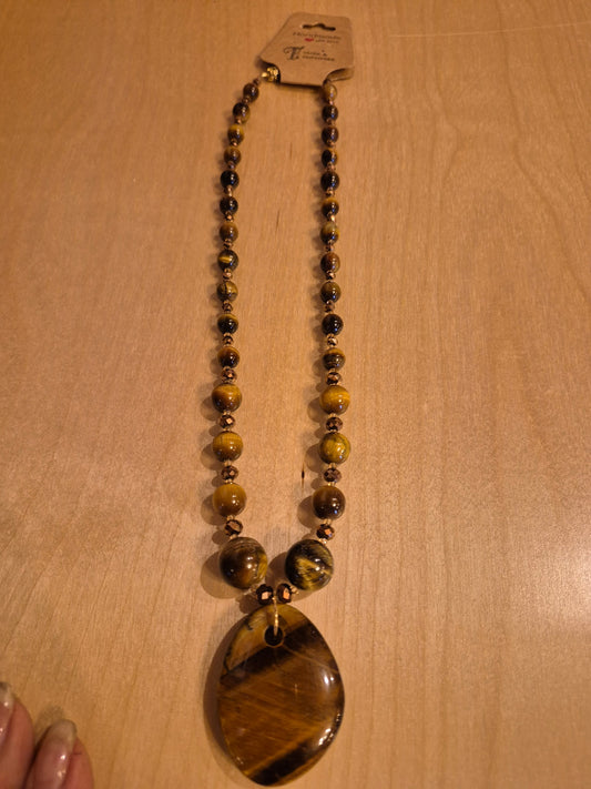 Necklace: Tiger's eye