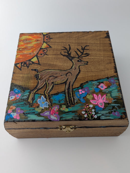 Decorative Box: Deer