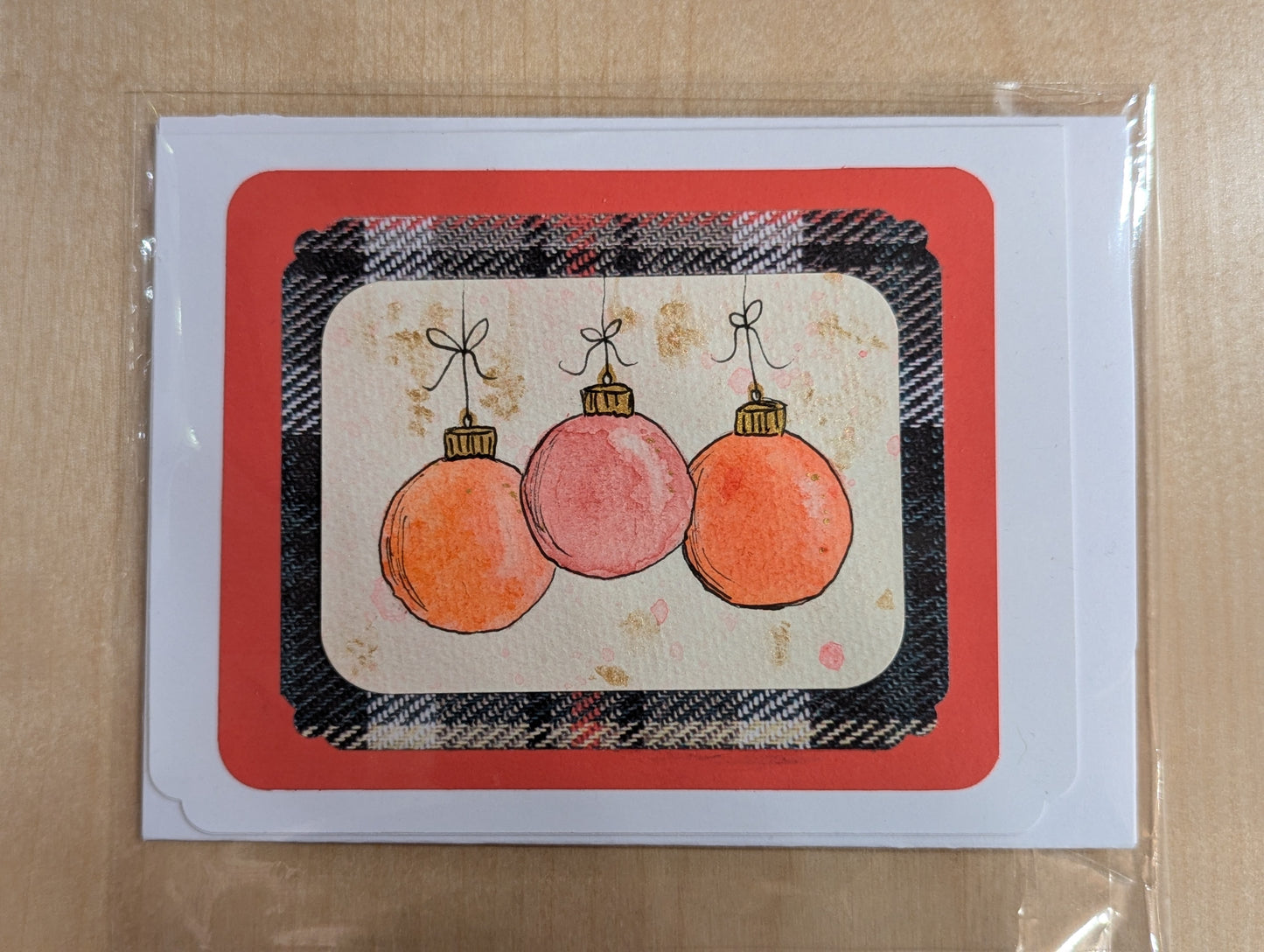 Greeting Card: Bright Baubles