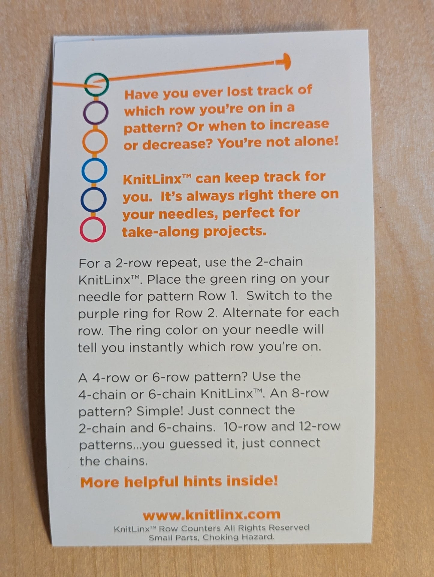 Introduction to the KnitLinx row counter knitting tool.