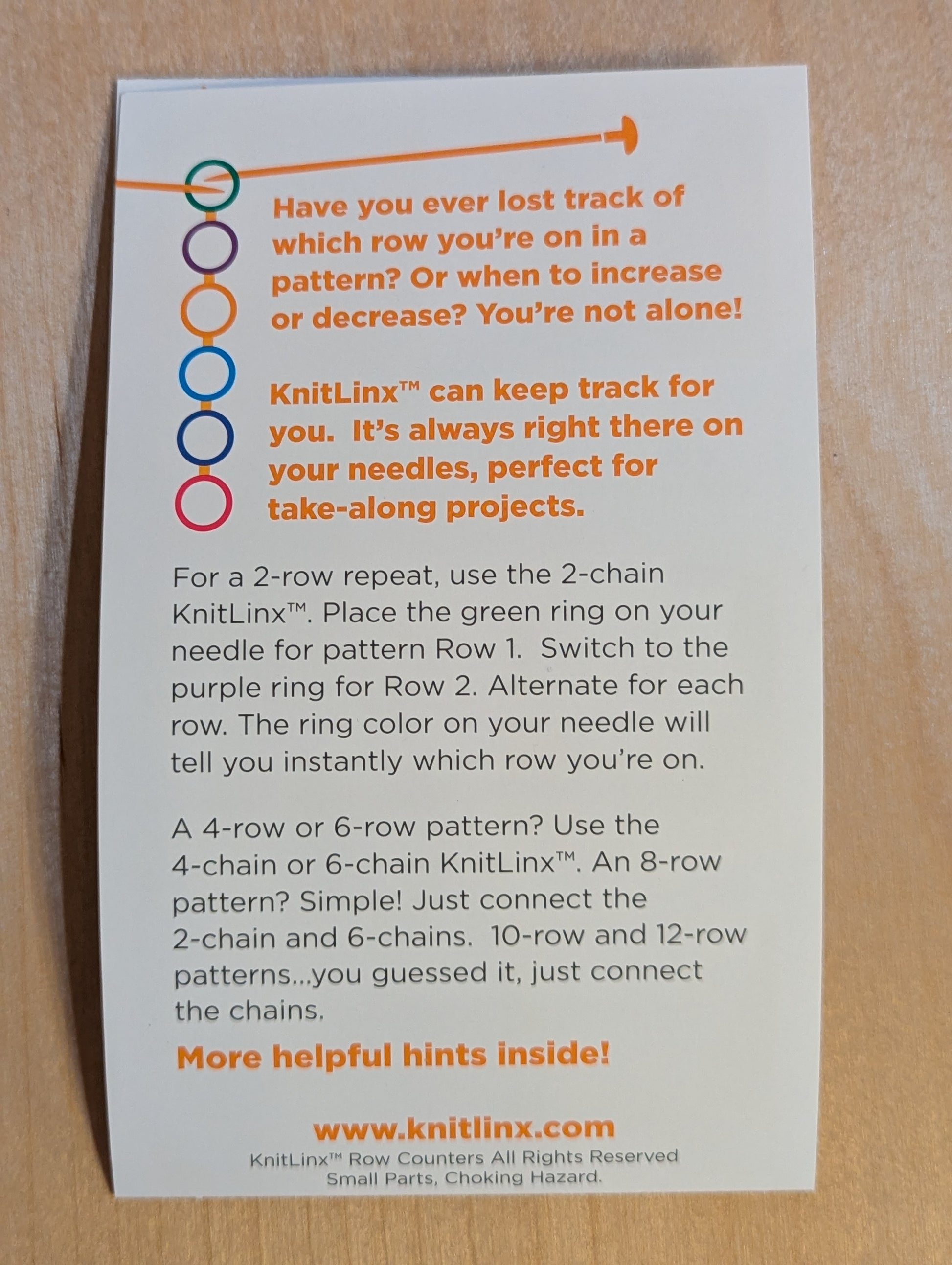 Introduction to the KnitLinx row counter knitting tool.