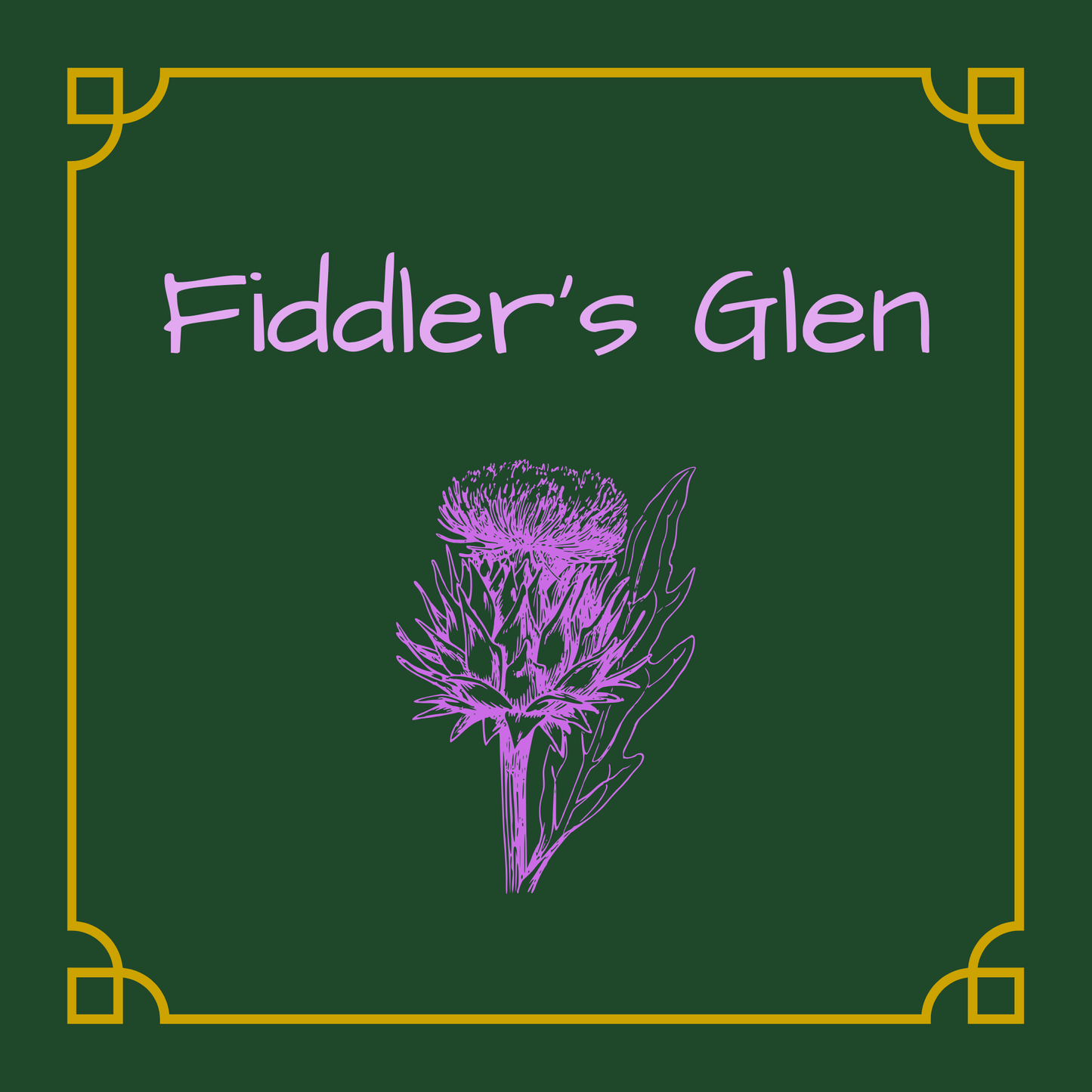 Digital gift certificate for Fiddler’s Glen art boutique in Weed, California, supporting local artists and craftsmen.