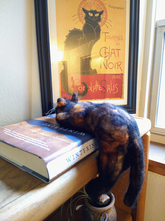 Margot Felted Cat
