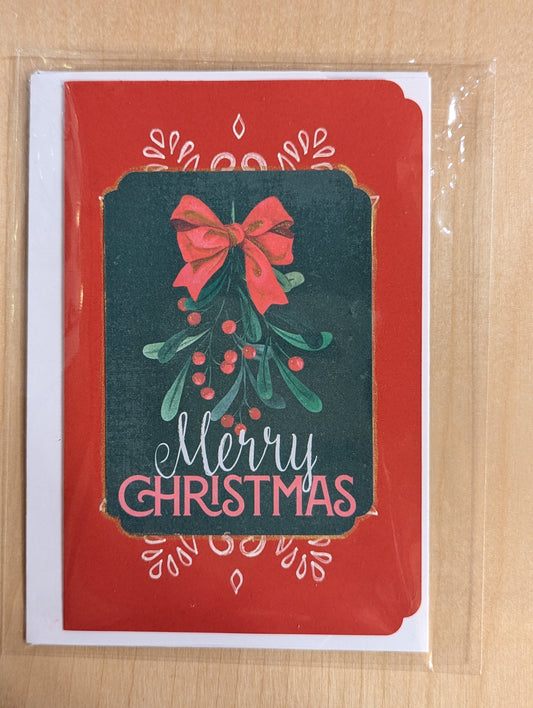 Greeting Card: Merry Mistletoe