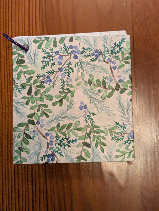 Notepad: Blue Berries