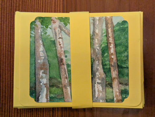 Cards: Birch Woods Set of 5