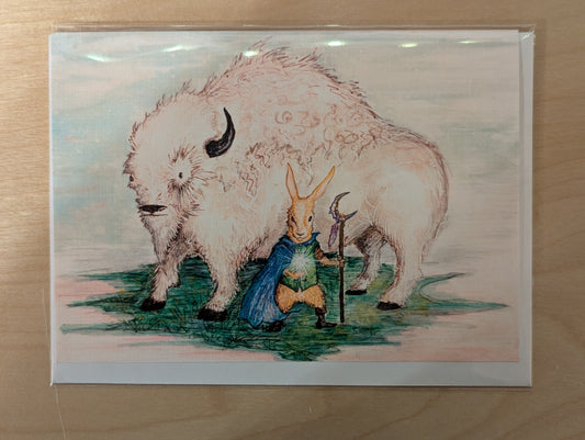 Card: Bunny Wizard