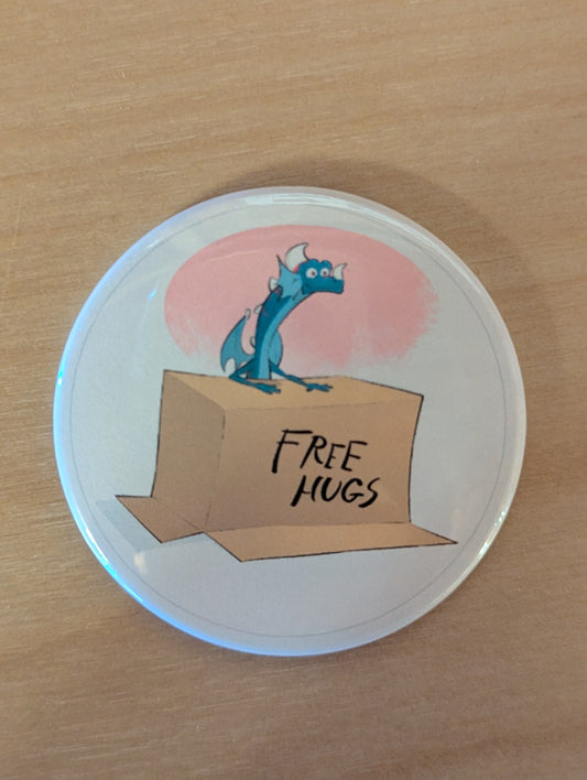 Pin: Buster "Free Hugs" 3"