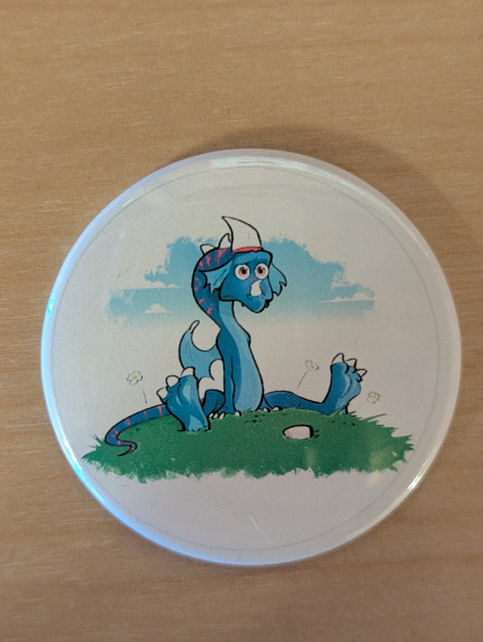 Pin: Buster on the grass 3"