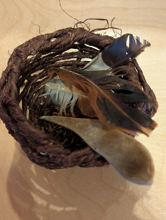 Sculpture: Nest, brown sisal