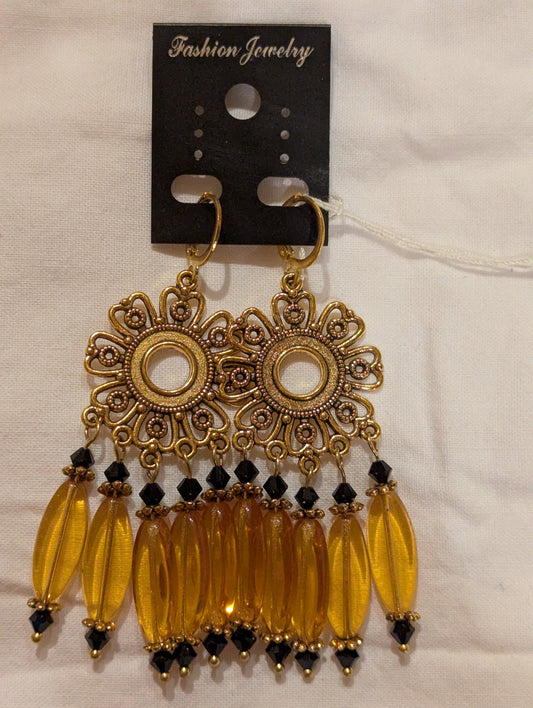 Earrings: Sunlit celebration