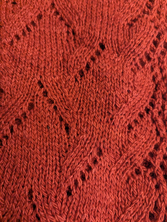Stole: Scarlet lace