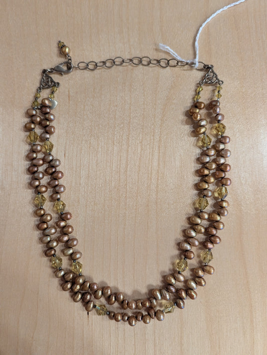 Necklace: Golden Antique Dreams