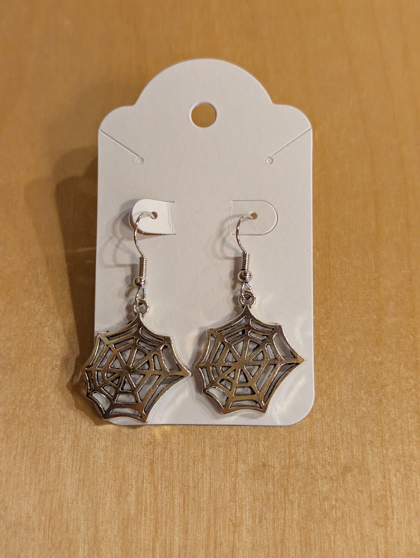 Earrings: Spider's Web