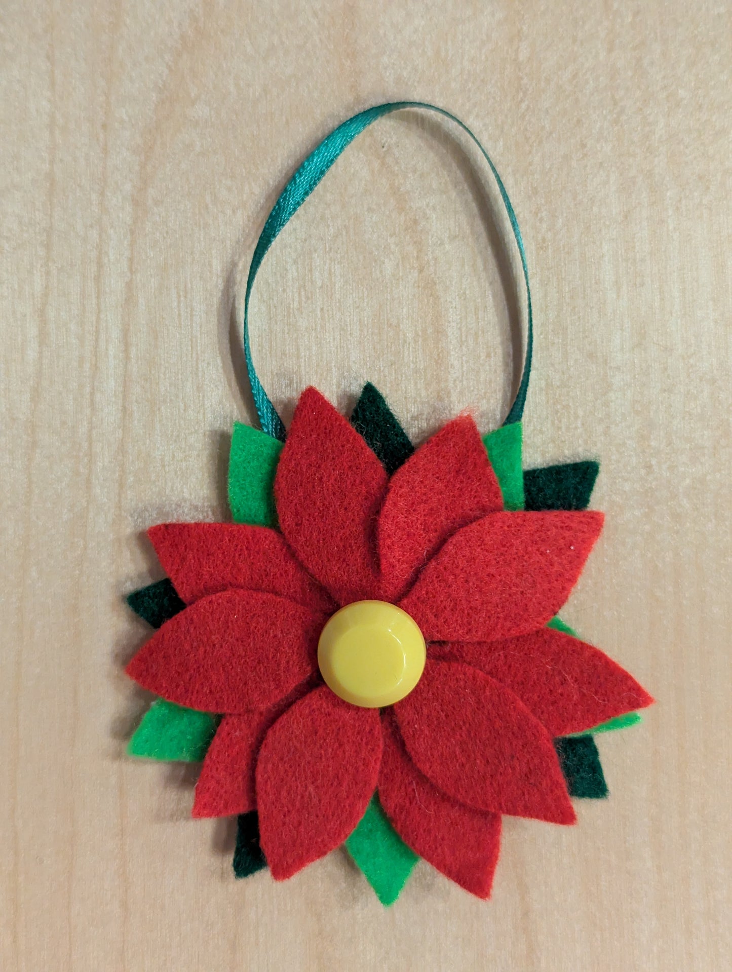 Ornament: Cheery Poinsettia