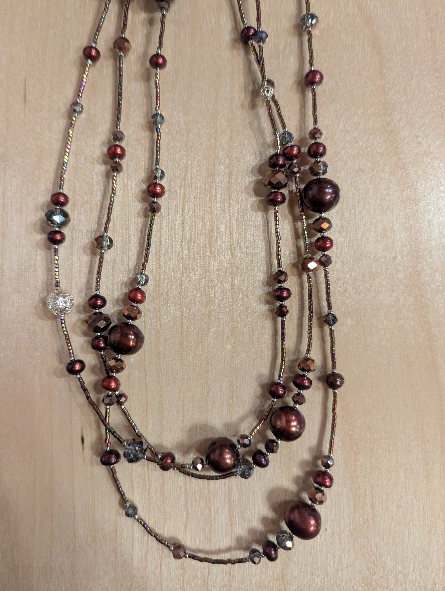 Necklace: Cabernet