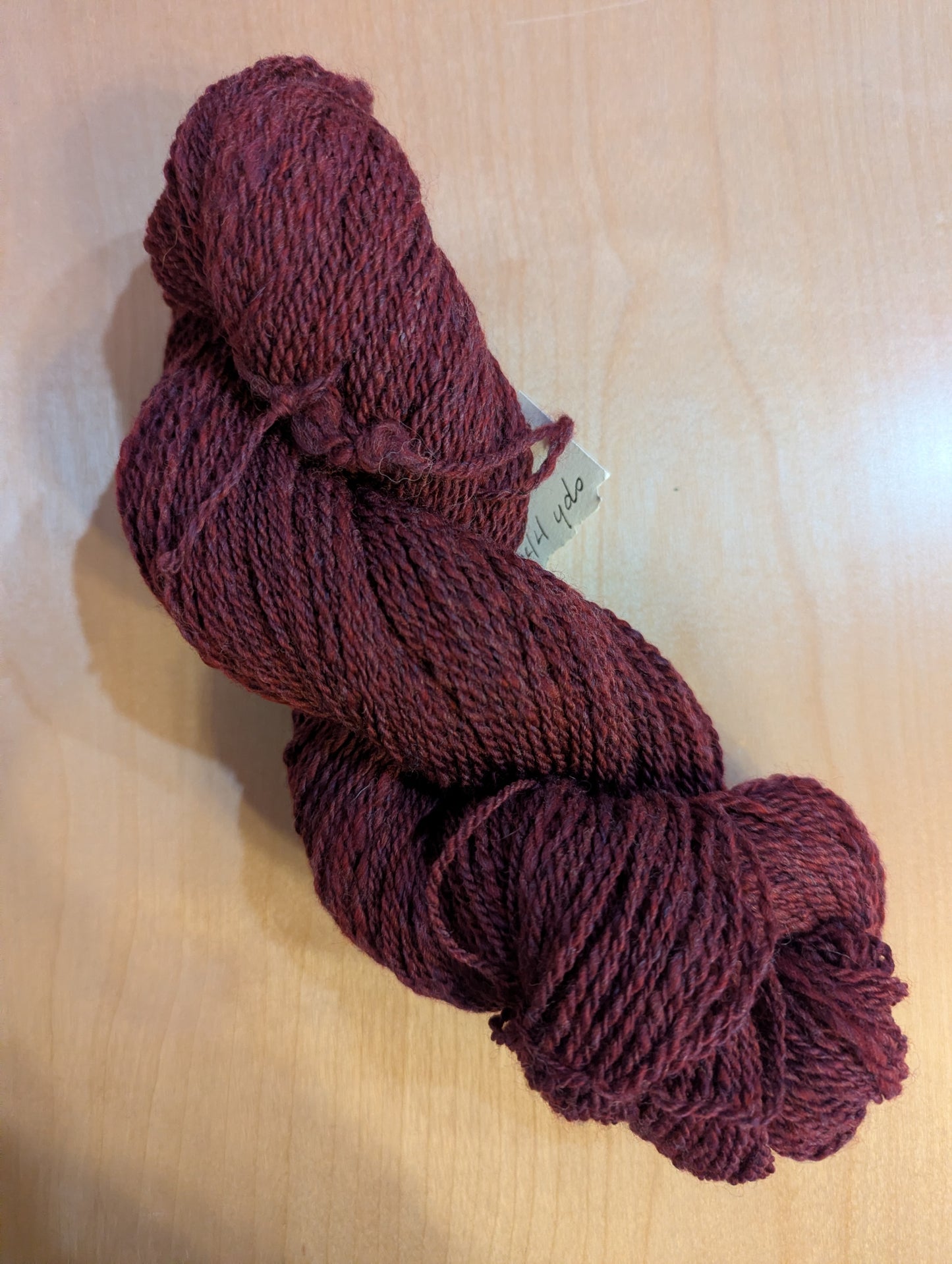 Yarn: Plum 100% Merino wool