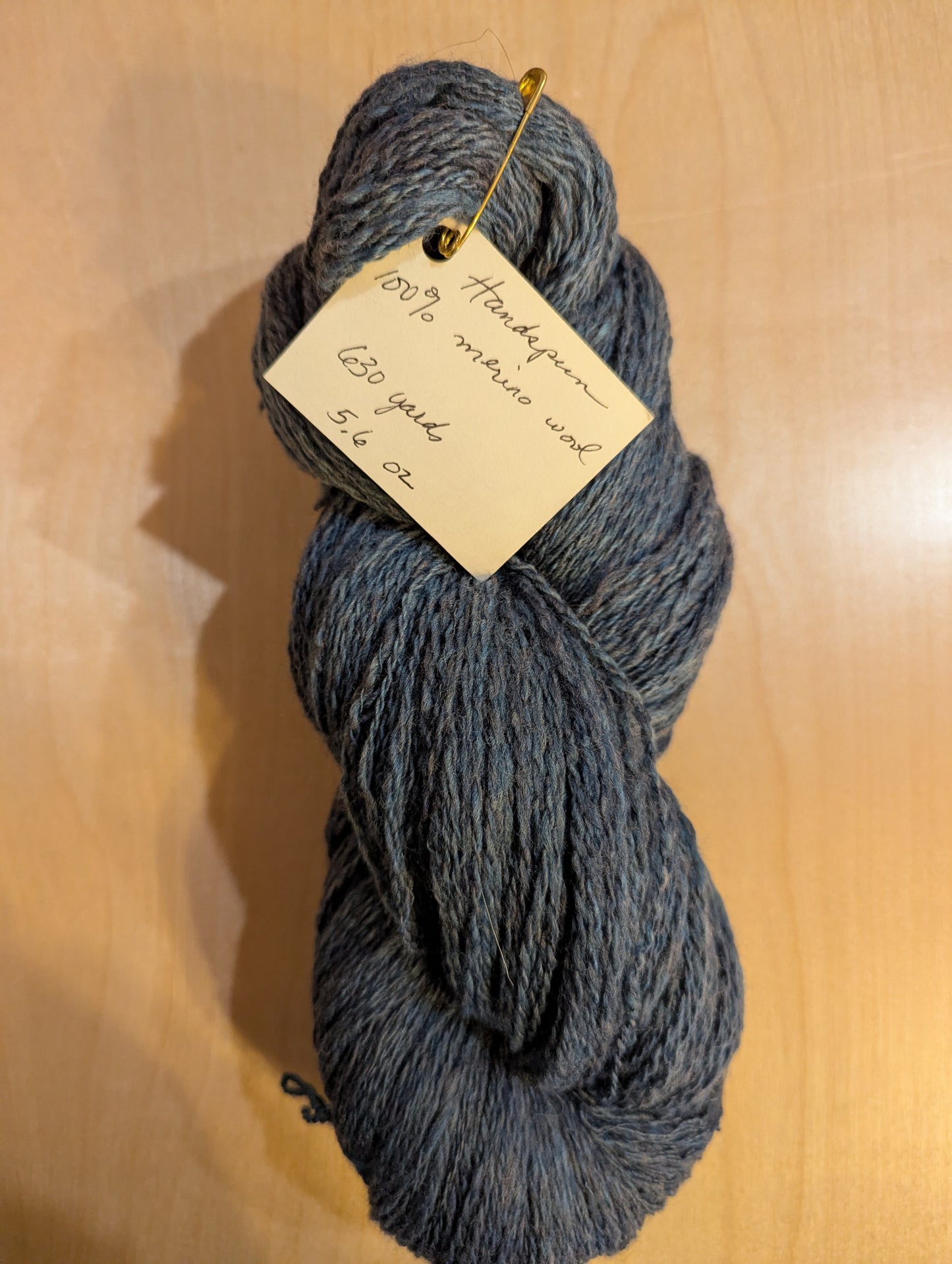 Yarn: Dusky Blue 100% Merino wool