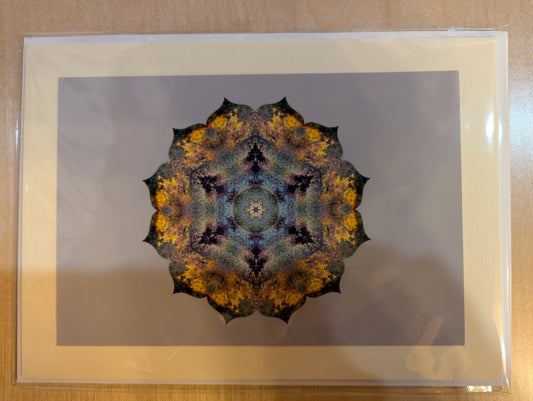 Greeting card: Garden Mandala M2-036