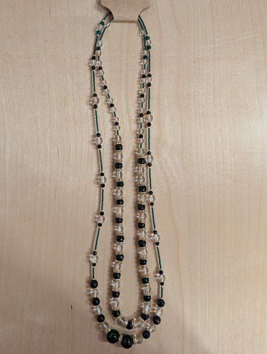 Layered beaded necklace
